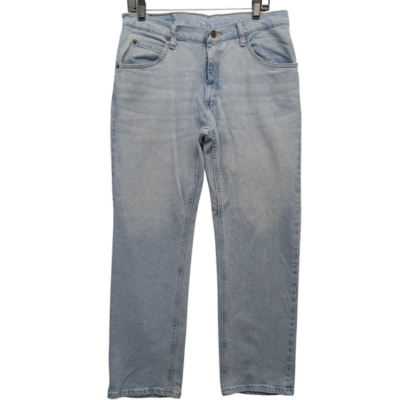Wrangler Other - Wrangler Jeans Men 33x30 Light Blue Straight Leg Premium Quality 1096FXVBI
